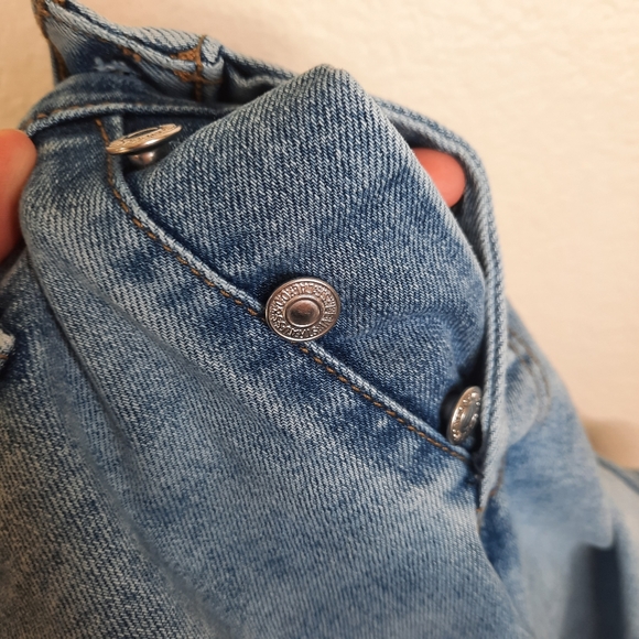 Levi's Wedgie Straight Fit High Waisted Ripped Jeans 27 - Picture 4 of 9